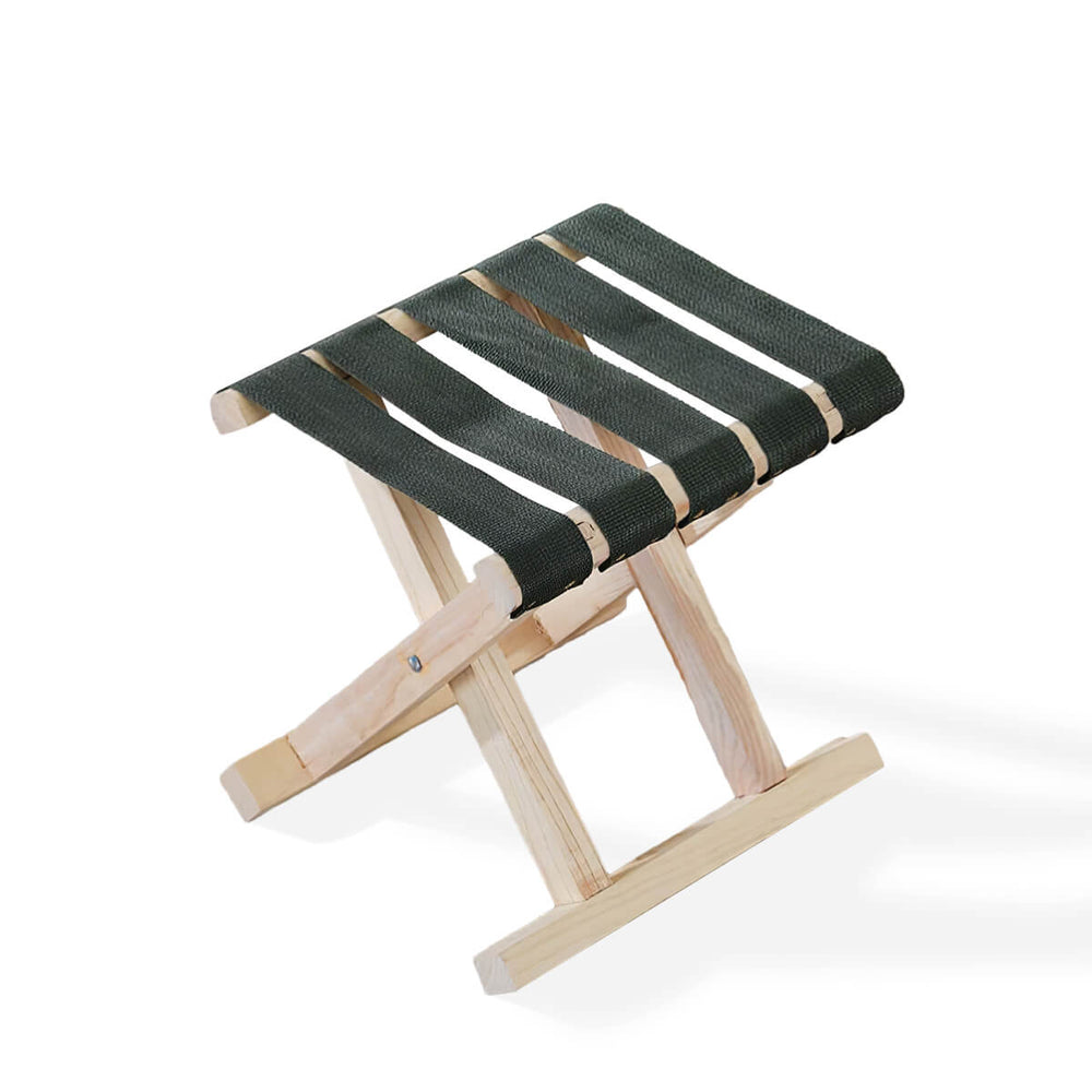 Portable Wood Outdoor Folding Stool