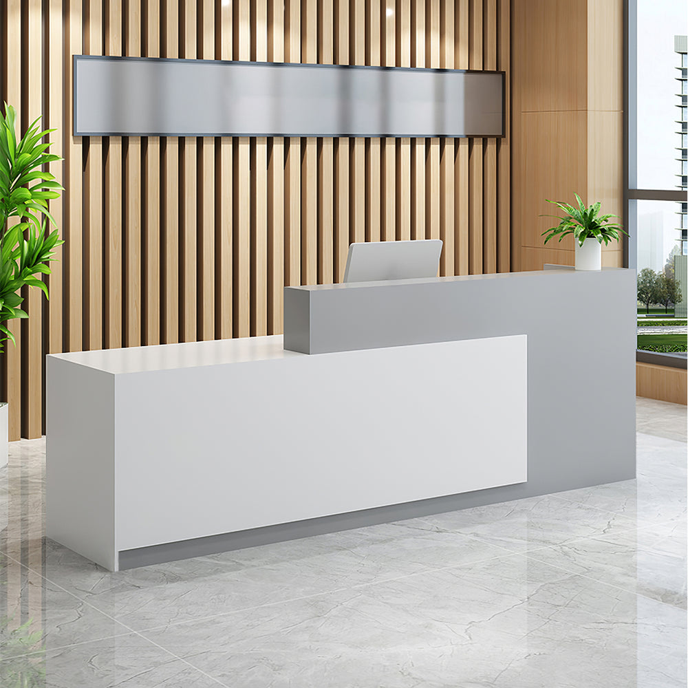 Professional  Reception Desk with Double Desktop Design（Sale Event）