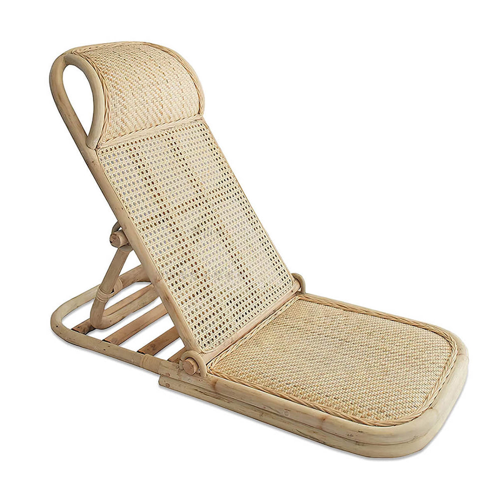 Portable Rattan Outdoor Folding Lounge Chair