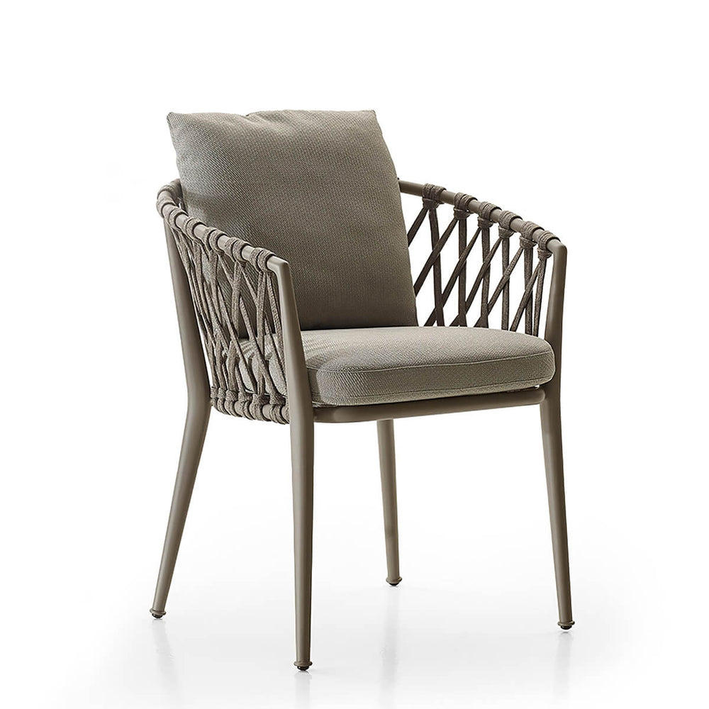 Weave Outdoor Dining Chairs with Arms