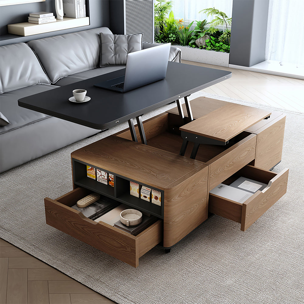 Multi-Functional Foldable Coffee Table for Living Room and Kitchen