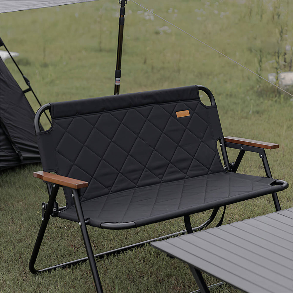 Aluminum Outdoor Camping Folding Chair for Two