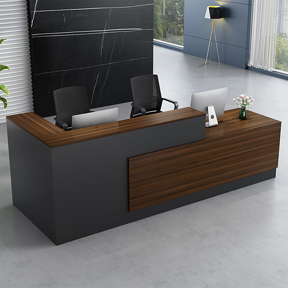 Luxury L-shaped Office Executive Desk Front Desk