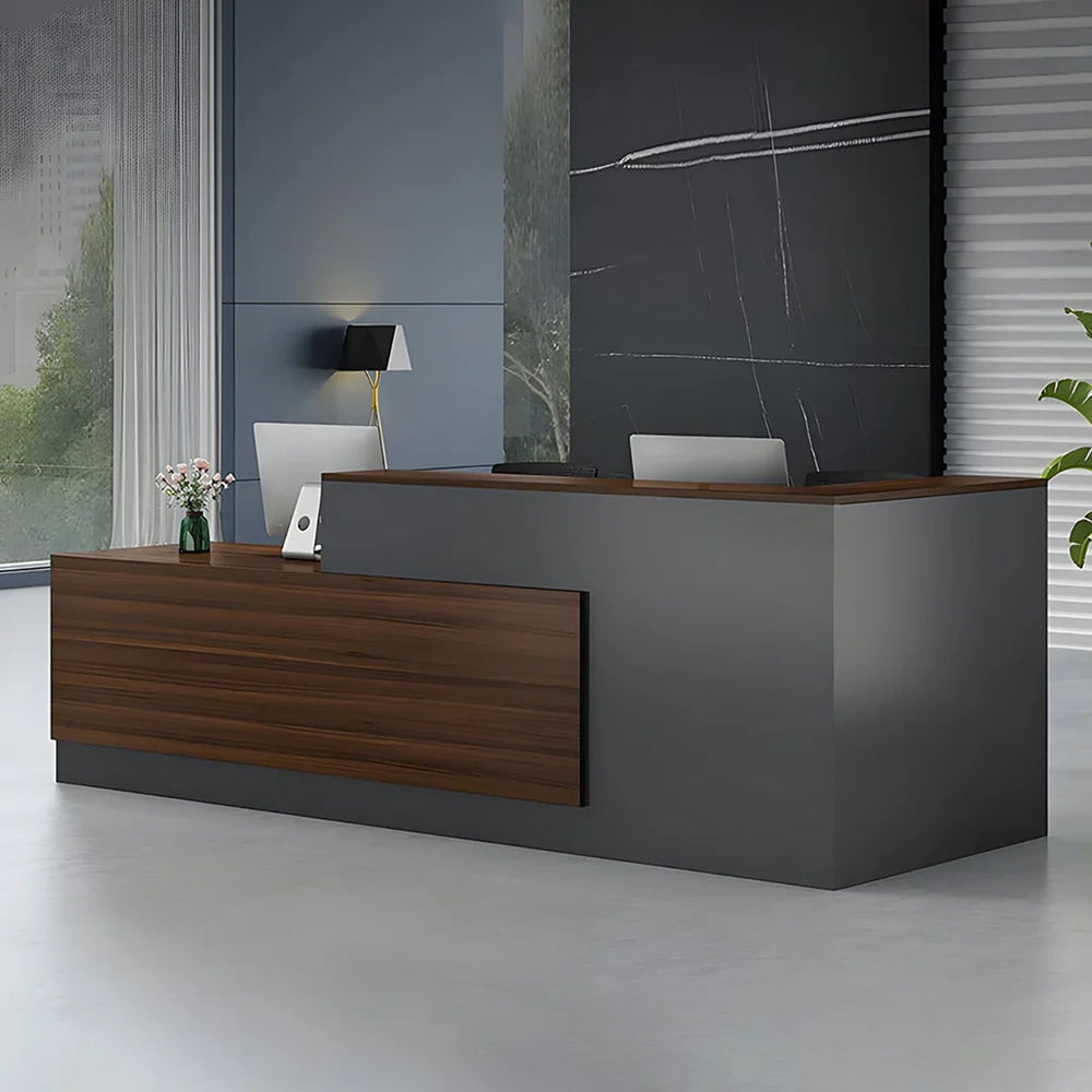 Luxury L-shaped Office Executive Desk Front Desk (Stock Items)